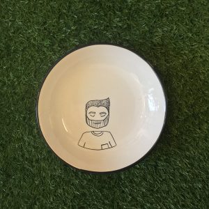 la faccia nel piatto